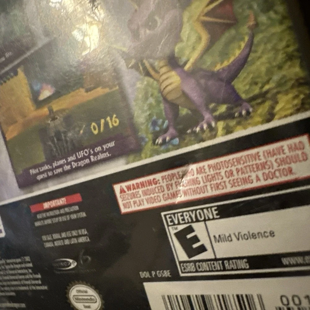 Spyro Enter the Dragonfly Players Choice Nintendo GameCube